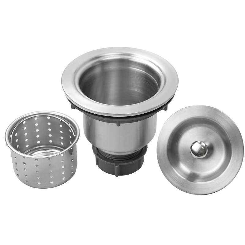 Ticor Sinks Pacific Series 18'' W Double Bowl Stainless Steel